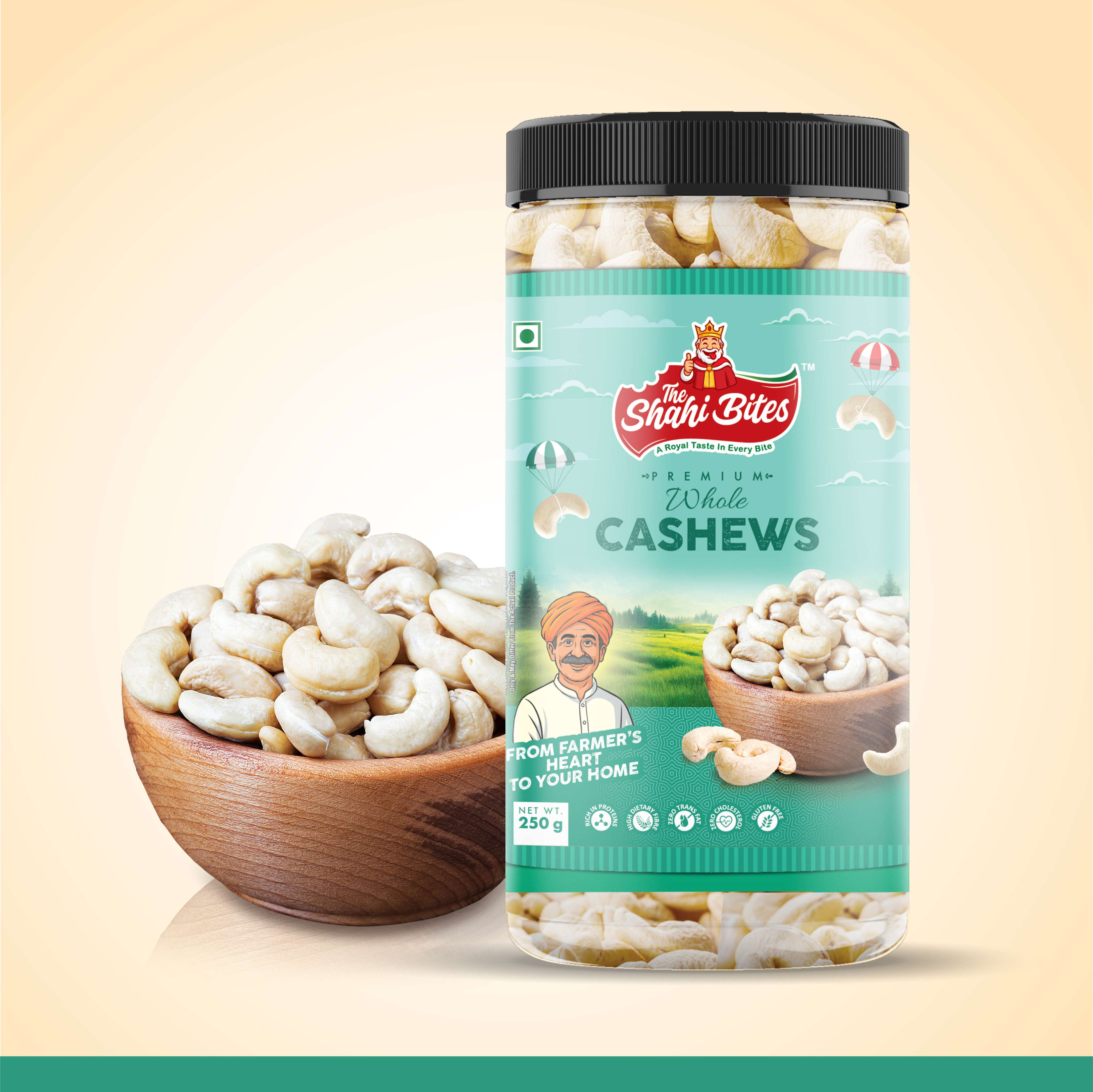 Shahi Bites Jumbo Cashew – 250gm