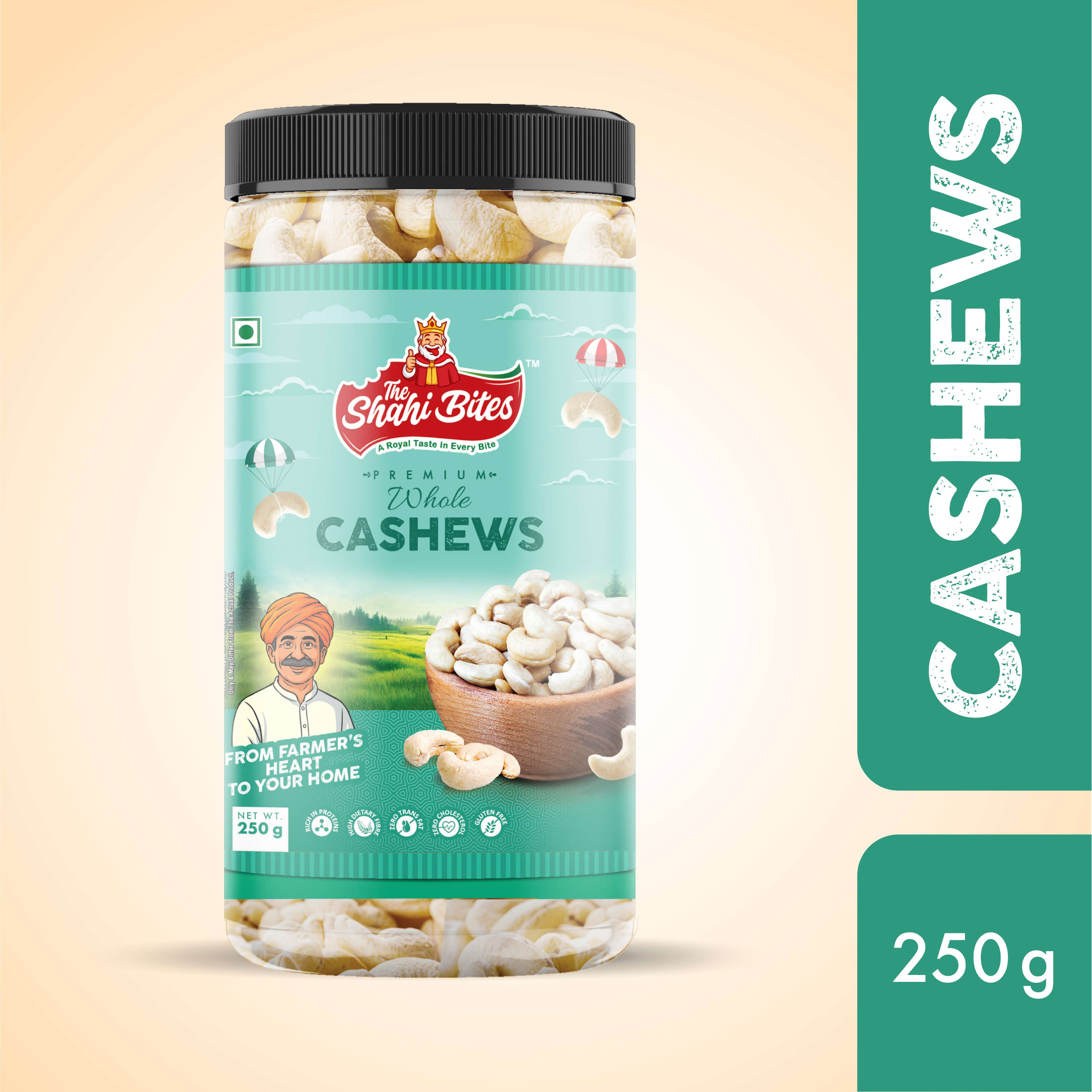 Shahi Bites Jumbo Cashew – 250gm