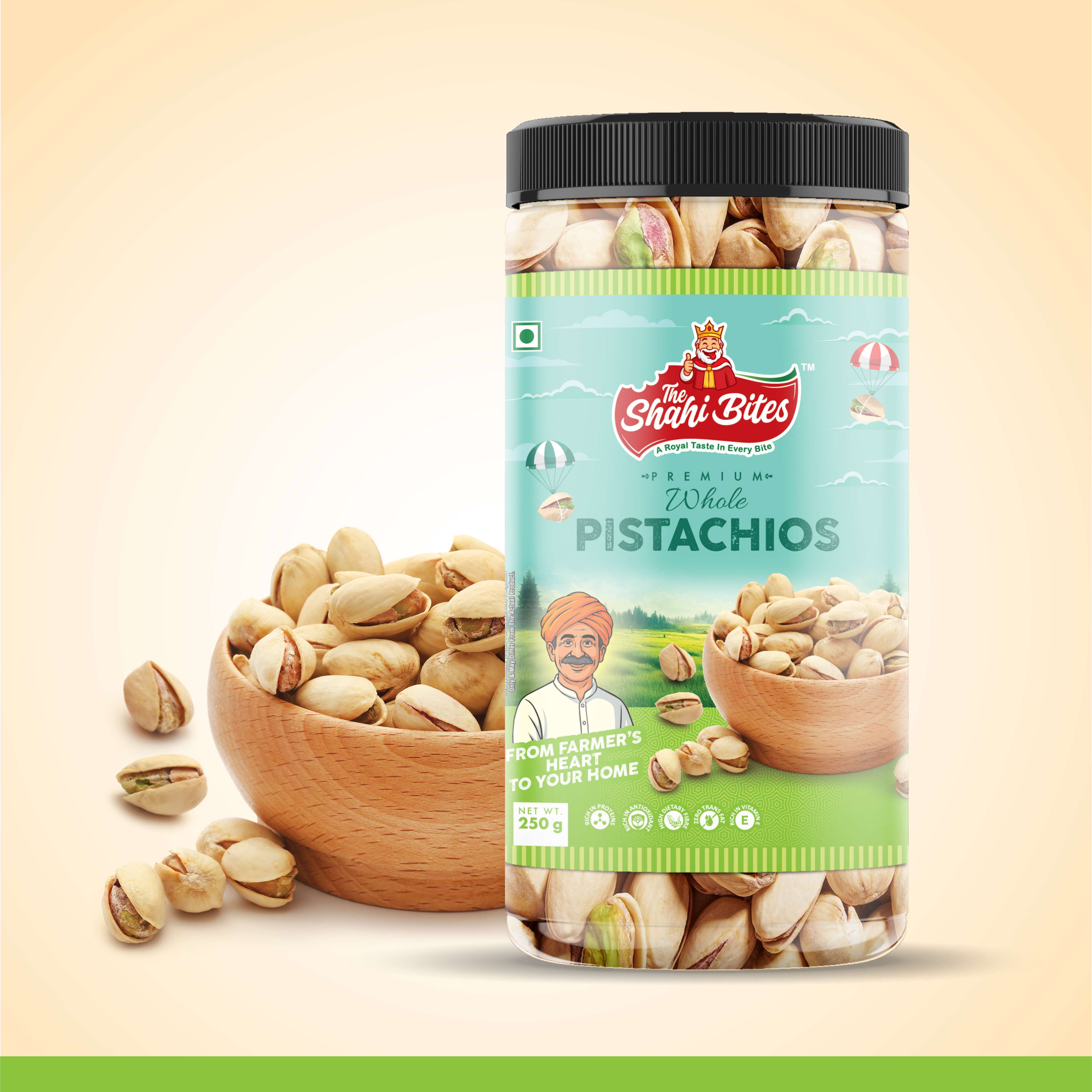 Shahi Bites Roasted & Salted Jumbo Pistachio – 200gm