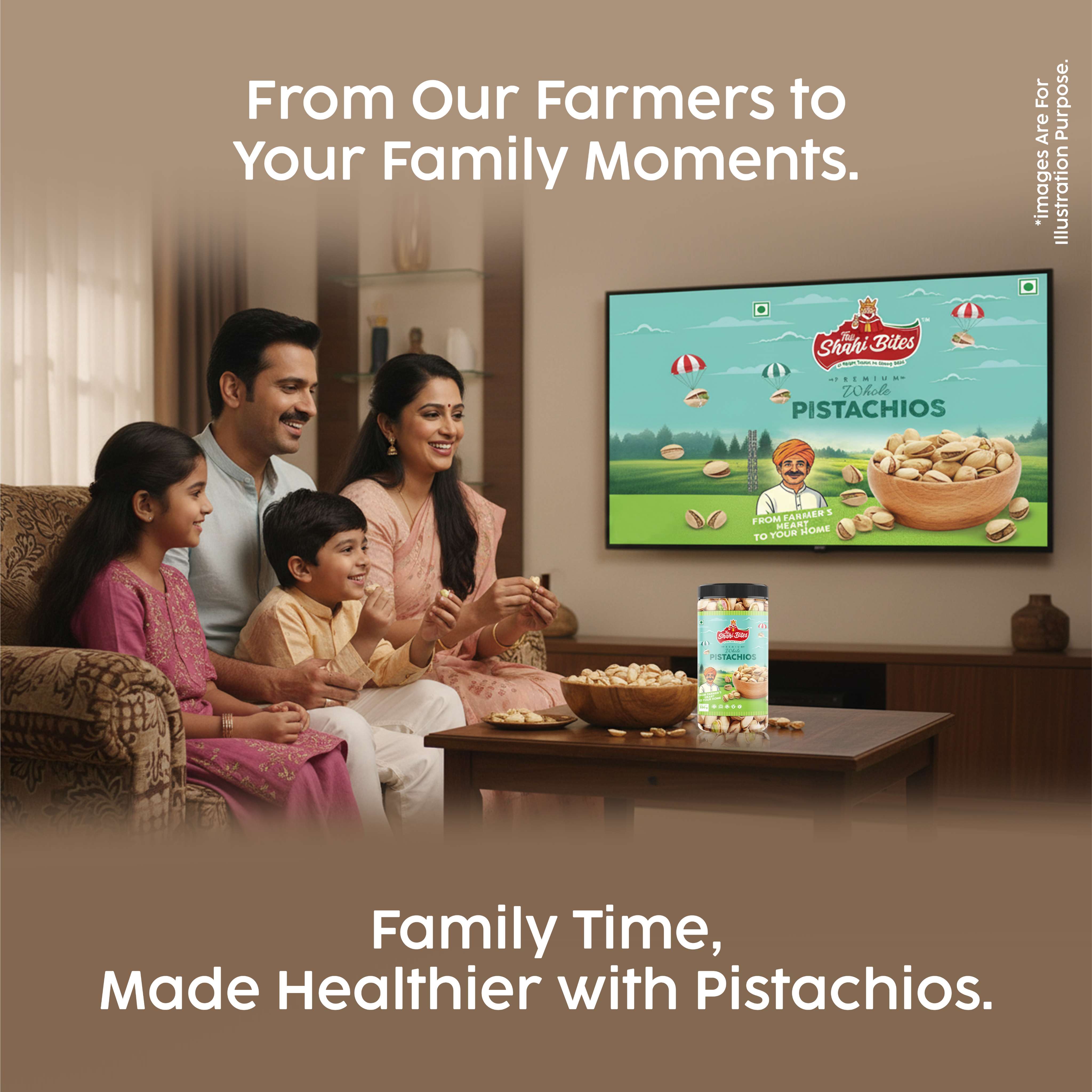 Shahi Bites Roasted & Salted Jumbo Pistachio – 200gm