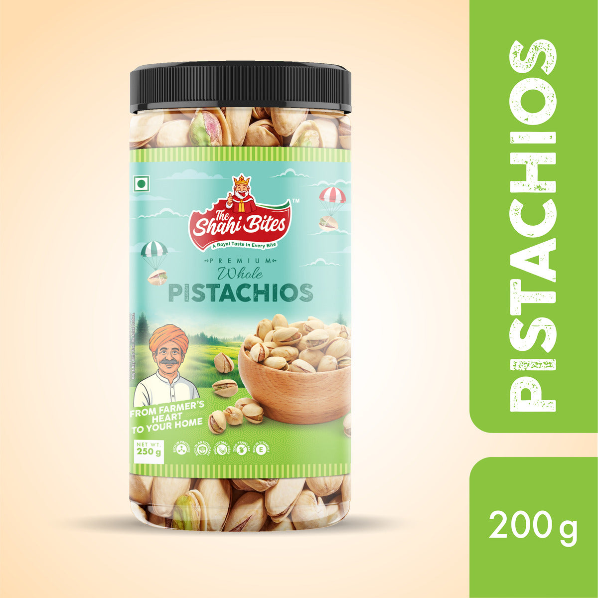 Shahi Bites Roasted & Salted Jumbo Pistachio – 200gm